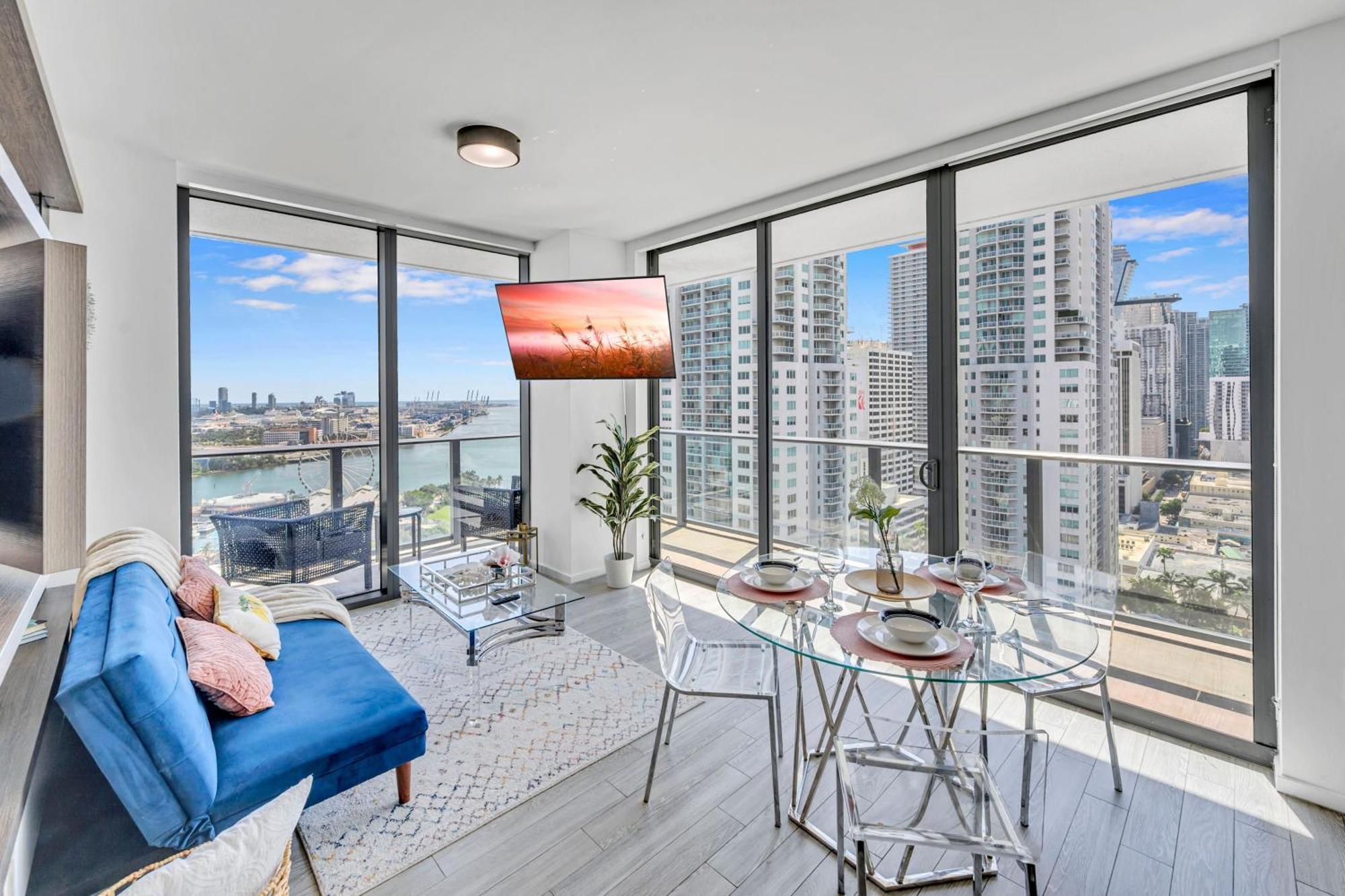 Mesmerizing Views Corner Condo Miami Exterior photo
